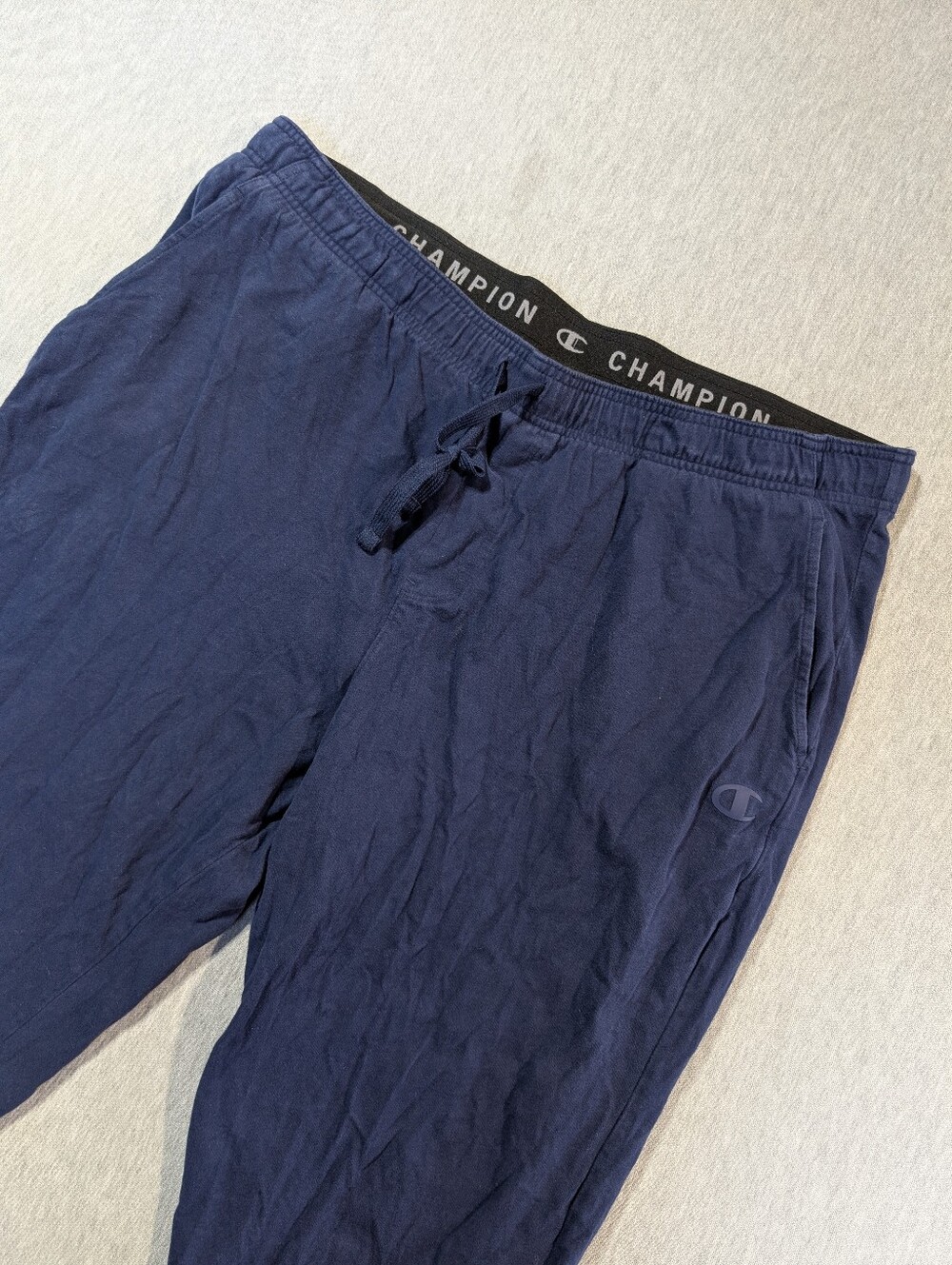 Champion Cotton Stretch Joggers Women's XXL Navy Blue